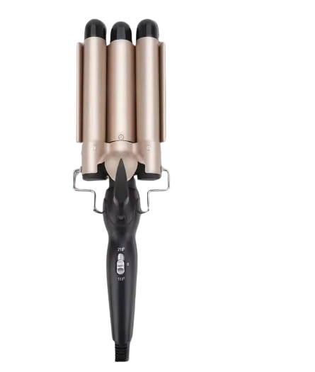 Hair Curler With 3 Barrells